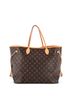 Louis Vuitton 100% Coatead Canvas Brown Neverfull Tote Monogram Canvas GM One size - photo 2