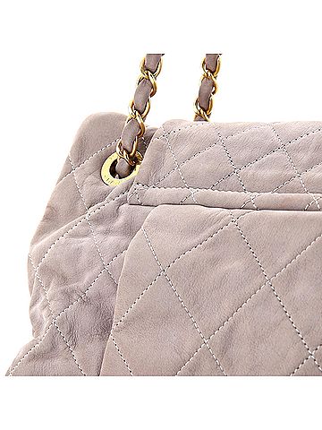 Chanel Chic Quilt Accordion Flap Bag Quilted Iridescent Calfskin Large (view 1)