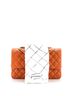 Chanel 100% Leather Orange Chanel Classic Double Flap Bag Quilted Caviar Medium  One size - photo 3