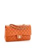 Chanel 100% Leather Orange Chanel Classic Double Flap Bag Quilted Caviar Medium  One size - photo 4