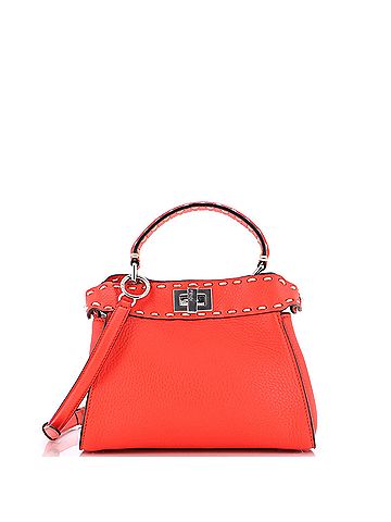 Fendi Fendi Iconic Selleria Peekaboo Bag Leather Mini  (view 1)