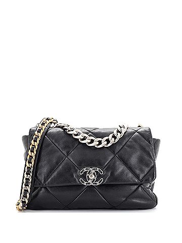 Chanel 19 Flap Bag Quilted Leather Large (view 1)
