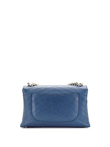 Chanel Coco Chevron Flap Bag Stitched Calfskin Medium (view 2)