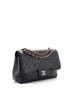 Chanel 100% Leather Black Vintage Classic Double Flap Bag Quilted Caviar Jumbo One size - photo 2