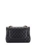 Chanel 100% Leather Black Vintage Classic Double Flap Bag Quilted Caviar Jumbo One size - photo 5