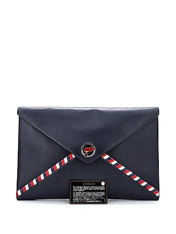 Chanel Airlines Envelope Clutch Lambskin Large (view 1)
