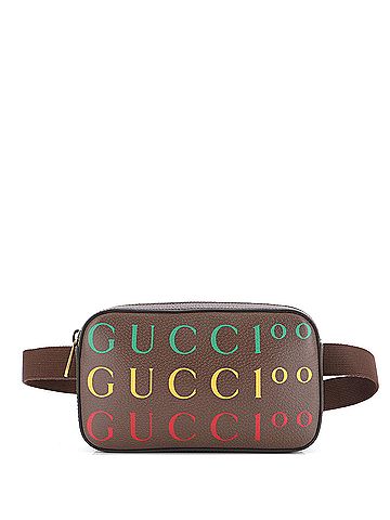 Gucci Aria 100th Anniversary Belt Bag Printed Leather (view 1)
