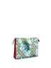 Gucci 100% Coatead Canvas Blue Toiletry Pouch Blooms Print GG Coated Canvas Large One size - photo 3