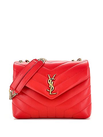 Saint Laurent Loulou Shoulder Bag Matelasse Chevron Leather Small (view 1)