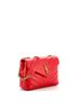 Saint Laurent Red Loulou Shoulder Bag Matelasse Chevron Leather Small One size - photo 3