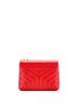 Saint Laurent Red Loulou Shoulder Bag Matelasse Chevron Leather Small One size - photo 4