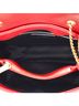 Saint Laurent Red Loulou Shoulder Bag Matelasse Chevron Leather Small One size - photo 5