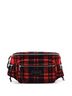 Saint Laurent 100% Wool Red Nuxx Waist Bag Tartan Wool One size - photo 1