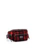 Saint Laurent 100% Wool Red Nuxx Waist Bag Tartan Wool One size - photo 3