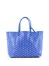 Goyard 100% Coatead Canvas Blue Black Saint Louis Tote Precious Metals Coated Canvas PM One size - photo 2
