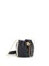 Chanel 100% Leather Black About Pearls Bucket Bag Quilted Calfskin Mini One size - photo 4