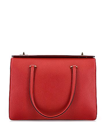 Prada Turnlock Compartment Shoulder Bag Saffiano Leather Medium (view 1)