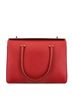 Prada 100% Leather Red Turnlock Compartment Shoulder Bag Saffiano Leather Medium One size - photo 1