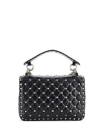 Valentino Garavani Rockstud Spike Flap Bag Quilted Leather Medium (view 2)