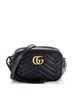 Gucci 100% Leather Black GG Marmont Shoulder Bag Matelasse Leather Mini One size - photo 1