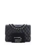 Chanel 100% Leather Black Classic Single Flap Bag Quilted Caviar Jumbo One size - photo 1