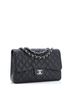 Chanel 100% Leather Black Classic Single Flap Bag Quilted Caviar Jumbo One size - photo 3