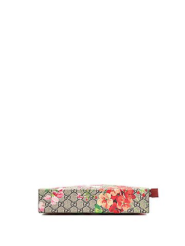 Gucci Toiletry Pouch Blooms Print GG Coated Canvas Large (view 2)