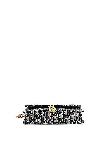 Christian Dior Saddle Chain Clutch Oblique Canvas (view 2)