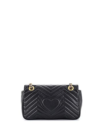 Gucci GG Marmont Flap Bag Matelasse Leather Small (view 2)