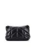 Saint Laurent 100% Leather Black Loulou Puffer Shoulder Bag Quilted Leather Small One size - photo 2