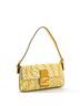 Fendi 100% Coatead Canvas Yellow Baguette 1997 Bag Vertigo Zucca Coated Canvas One size - photo 3
