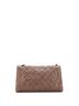 Chanel 100% Leather Brown CC Crave Flap Bag Quilted Glazed Caviar Jumbo One size - photo 4
