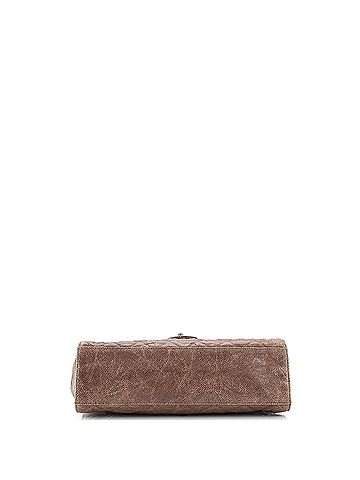 Chanel CC Crave Flap Bag Quilted Glazed Caviar Jumbo (view 2)