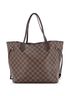 Louis Vuitton 100% Coatead Canvas Brown Neverfull Tote Damier MM One size - photo 1