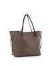 Louis Vuitton 100% Coatead Canvas Brown Neverfull Tote Damier MM One size - photo 3