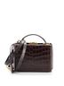 Mark Cross Brown Grace Box Bag Crocodile Small One size - photo 1