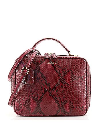 Mark Cross Laura Crossbody Bag Python Medium (view 1)