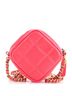 Chanel 100% Leather Pink Diamond Clutch with Chain Quilted Lambskin One size - photo 2
