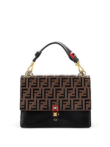 Fendi Kan I Bag Zucca Embossed Leather Medium (view 1)