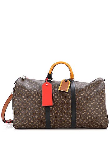 Louis Vuitton Keepall Bandouliere Bag Limited Edition Patchwork Monogram Canvas with Epi Leather 50 (view 1)