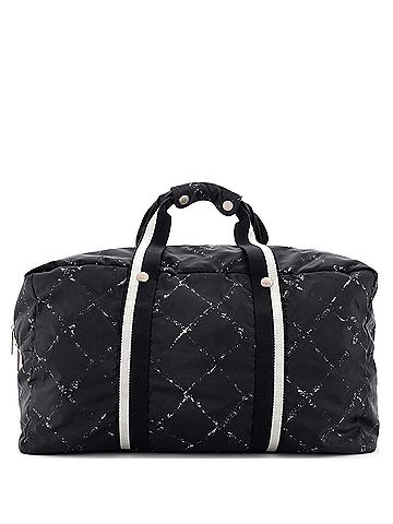 Chanel Travel Line Duffle Bag Printed Nylon Large (view 1)