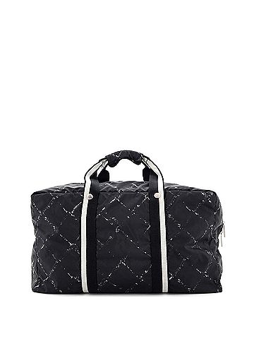 Chanel Travel Line Duffle Bag Printed Nylon Large (view 2)