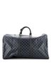 Louis Vuitton 100% Leather Blue Keepall Bandouliere Bag Damier Cobalt 55 One size - photo 4