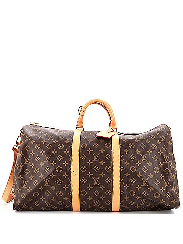 Louis Vuitton Keepall Bandouliere Bag Monogram Canvas 55 (view 1)