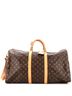Louis Vuitton 100% Coated Canvas Brown Keepall Bandouliere Bag Monogram Canvas 55 One size - photo 1