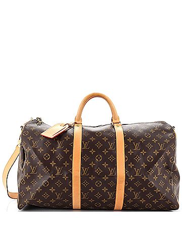 Louis Vuitton Keepall Bandouliere Bag Monogram Canvas 50 (view 1)