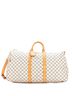 Louis Vuitton 100% Coated Canvas White Keepall Bandouliere Bag Damier 55 One size - photo 1