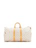 Louis Vuitton 100% Coated Canvas White Keepall Bandouliere Bag Damier 55 One size - photo 4