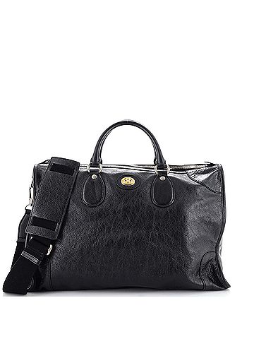 Gucci Morpheus Zip Convertible Duffle Bag Leather Medium (view 1)