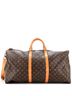 Louis Vuitton 100% Coated Canvas Brown Keepall Bandouliere Bag Monogram Canvas 60 One size - photo 1